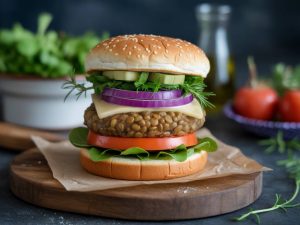 Préparer un steak de lentilles maison pour vos burgers végétariens
