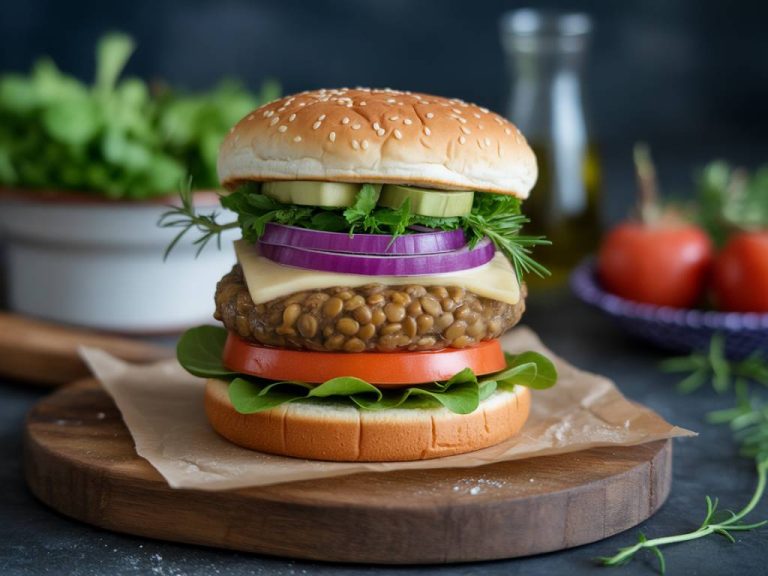 Préparer un steak de lentilles maison pour vos burgers végétariens