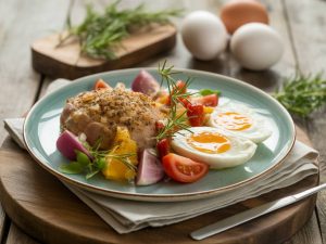 Accompagnement œuf au plat : les meilleures combinaisons pour un repas équilibré