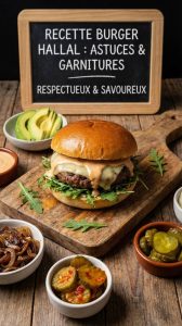 Recette burger hallal : idées de garnitures et astuces pour un burger respectueux des règles alimentaires